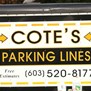 Cote's Parking Lines in Concord, NH