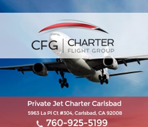Private Jet Charter Carlsbad