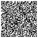 QR code with P A Nails contacts