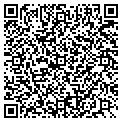 QR code with K & B Cleaner contacts