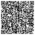 QR code with B & AS Hat Racket contacts