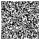QR code with B & K Framing contacts