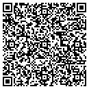 QR code with B & K Framing contacts