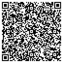 QR code with P & R Trading contacts