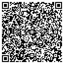 QR code with K & R Nursery contacts