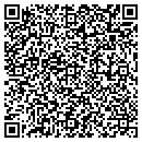 QR code with V & J Trucking contacts