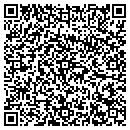 QR code with P & R Distribution contacts