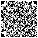 QR code with R Geiger DDS contacts