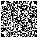 QR code with E Pompilio & Sons contacts