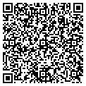 QR code with B & T Garden Center contacts