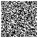 QR code with R Vandenberg contacts