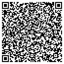QR code with P & R Electric Service Inc contacts