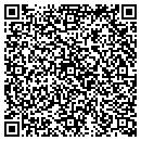 QR code with M V Construction contacts
