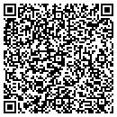 QR code with K A W M contacts