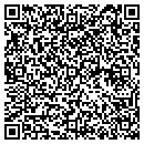 QR code with P Pellicano contacts
