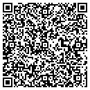 QR code with B & J Nursery contacts