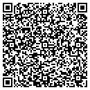 QR code with P Anderson contacts