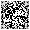 QR code with H & R Auto Center Inc contacts