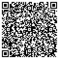 QR code with V & A Cosmetics & Hair contacts