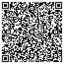 QR code with H Way Citgo contacts