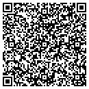 QR code with P W Coppola MD contacts