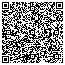 QR code with H & R Carpet contacts