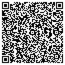 QR code with P JS Candles contacts