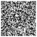 QR code with H & H Backhow contacts