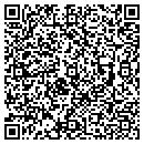 QR code with P & W Towing contacts