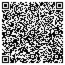 QR code with H L Service contacts