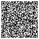 QR code with P E A C E contacts