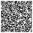 QR code with B & D Plastering contacts