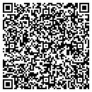 QR code with P Auto Body contacts
