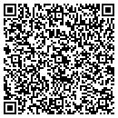 QR code with P F Gardening contacts