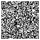 QR code with 3 D Cycles contacts