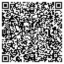 QR code with V & M Express Shipping contacts