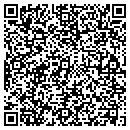 QR code with H & S Newstand contacts