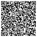 QR code with P F Gardening contacts
