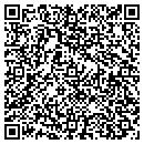 QR code with H & M Self Storage contacts