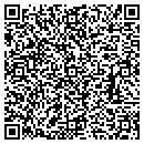 QR code with H F Service contacts