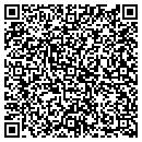 QR code with P J Construction contacts