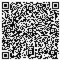 QR code with H & B contacts