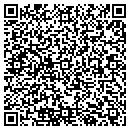 QR code with H M Carpet contacts