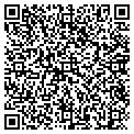 QR code with K & A T V Service contacts