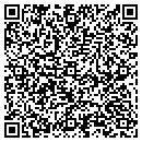 QR code with P & M Hairstylist contacts