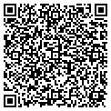 QR code with F & D contacts