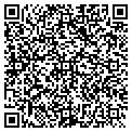 QR code with D & J Hardware contacts
