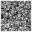 QR code with E & T Landscape contacts