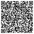QR code with P & K contacts