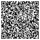 QR code with B & E Fence contacts